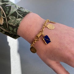 18 Carat Gold 10 Commandments Charm Bracelet