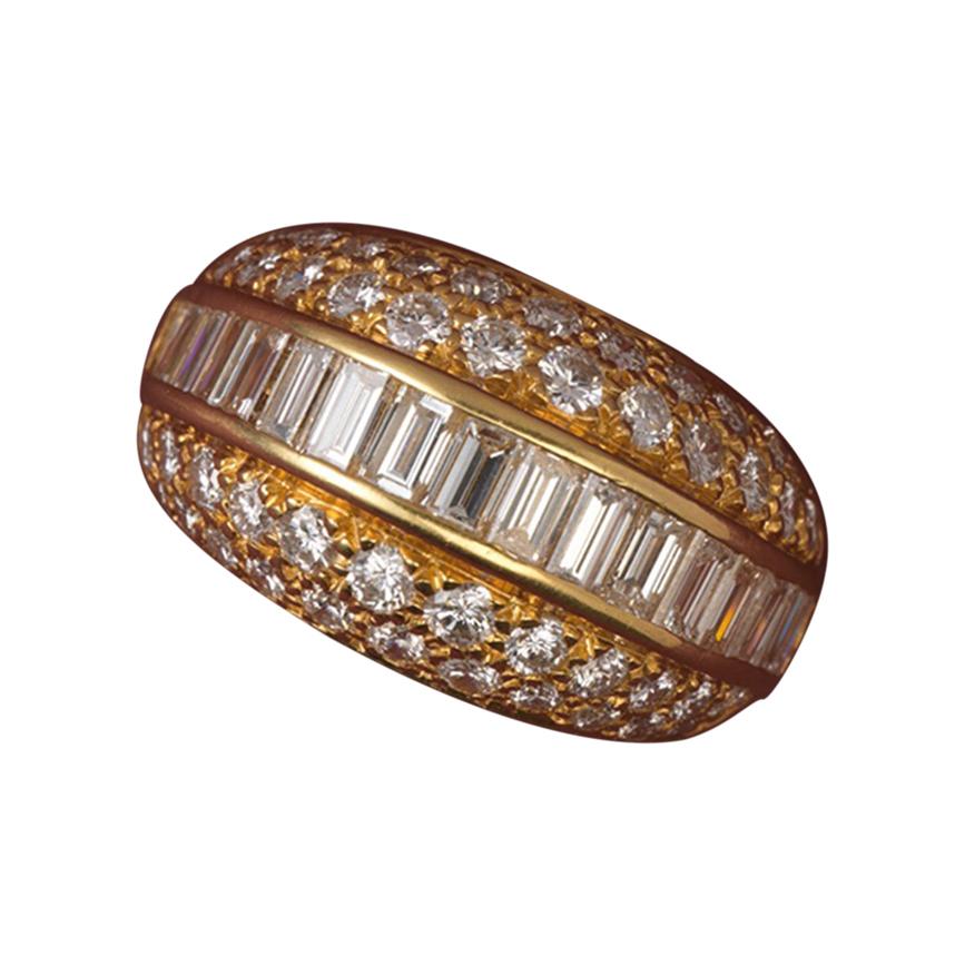 18 Carat Gold and Diamond Ring