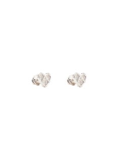 18 Karat Gold- und Diamanten-Ohrringe, Weißgold, Kollektion L'Attrape Coeur