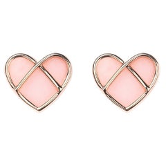 18 Carat Gold and Opal Earrings, Rose Gold, L
attrape Coeur Collection