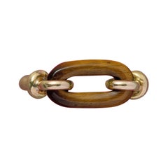 18 Carat Gold and Tiger's Eye Cartier Ring