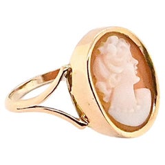 Antiker Kamee-Ring aus 18 Karat Gold