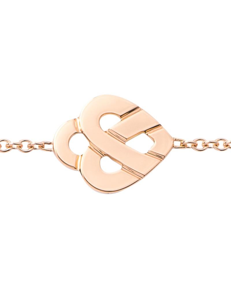 18 Carat Gold Bracelet, Rose Gold, Cœur Entrelacé Collection In New Condition For Sale In PARIS, FR