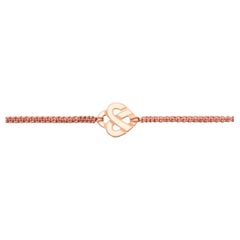 Armband aus 18 Karat Gold, Roségold, Kollektion Cœur Entrelacé