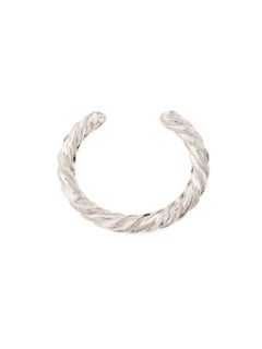 18 Carat Gold Bracelet, Twisted White Gold, Dune Collection