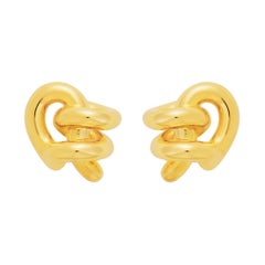18 Carat Gold Expansion Earrings