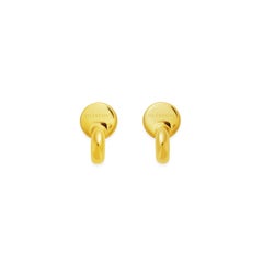18 Carat Gold Faith Earrings