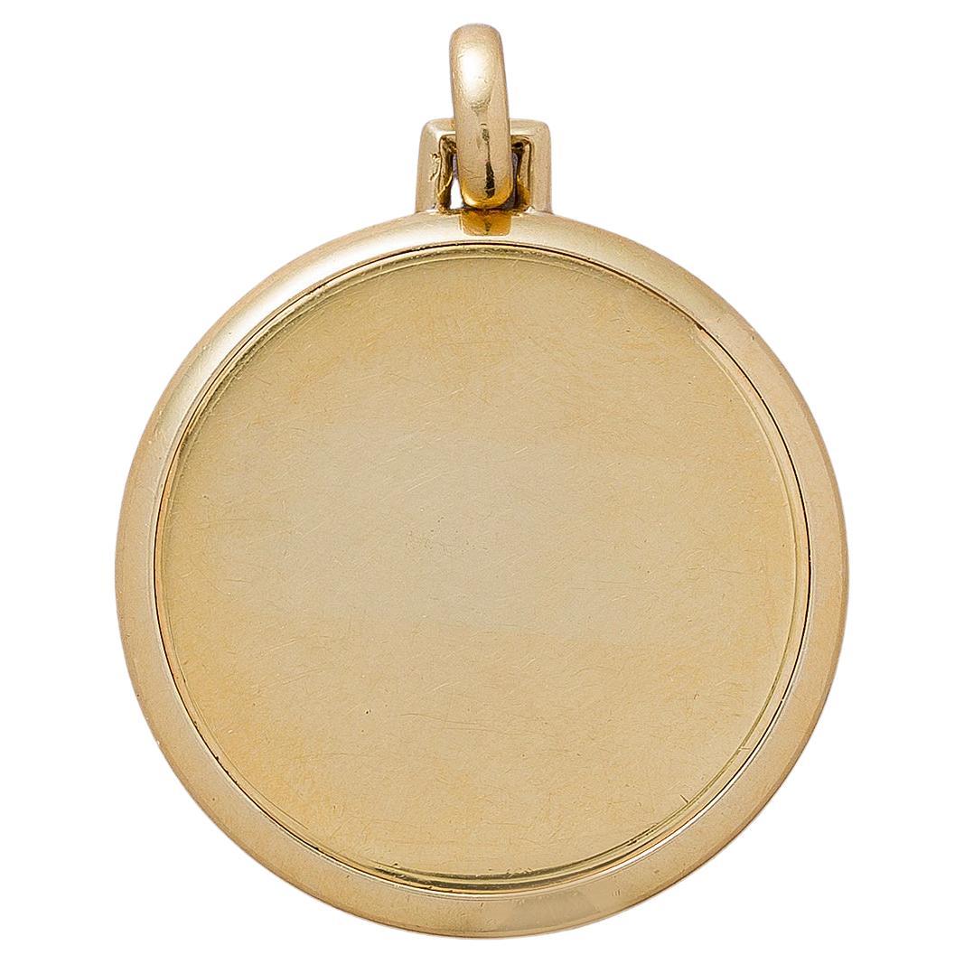 18 Carat Gold Hidden Locket Pendant