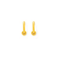 18 Carat Gold Knot Earrings