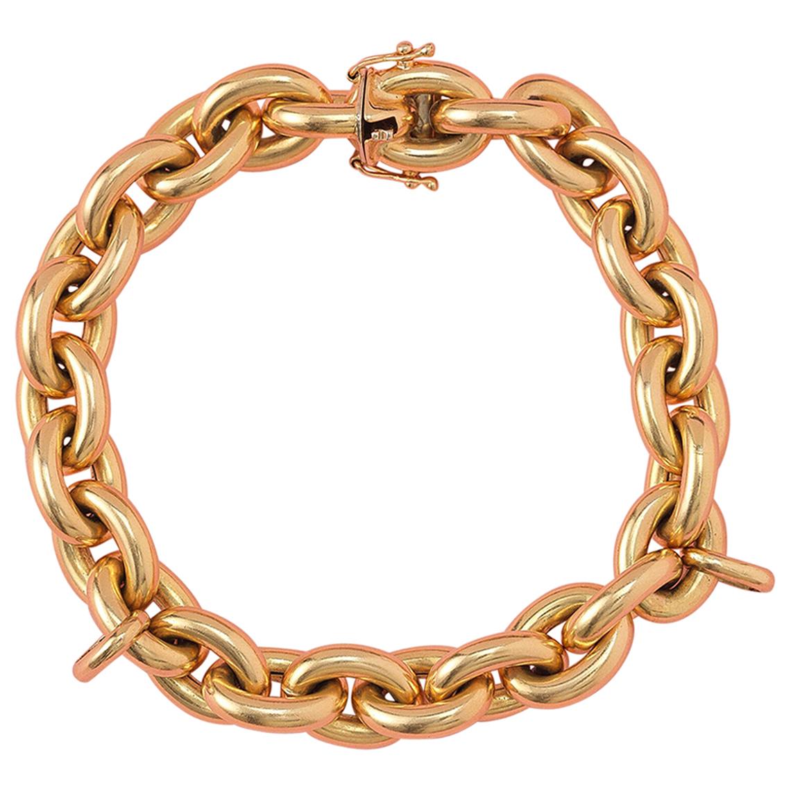 18 Carat Gold Link Bracelet