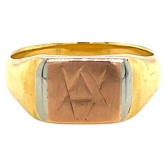 18 Carat Gold Masonic Ring