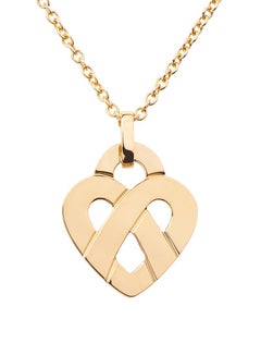 18 Carat Gold Pendant, Yellow Gold, Coeur Entrelacé Collection