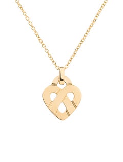 18 Carat Gold Pendant, Yellow Gold, Cœur Entrelacé Collection