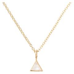 18 Carat Gold Pendant, Yellow Gold, Moonstone, Lolita Collection