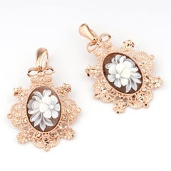 18 Carat Gold-Plated 925 Sterling Silver with Sea Shell Cameo Bracelet