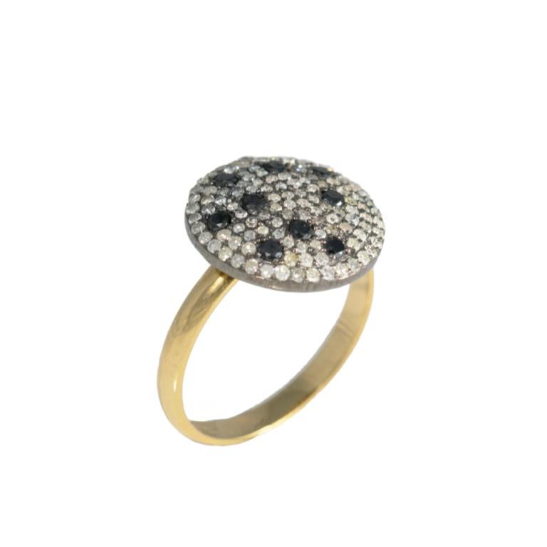 18 Carat Gold & Silver Diamond Ring (also available in solid 18 Carat please message me for details). 

Esther Eyre has been designing and making precious jewellery for over twenty years. She trained at Kingston and Middlesex gaining a BA in