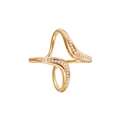 18 Carat Gold Spectra Cocktail Diamond Ring