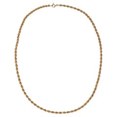 Collana a tortiglione in oro 18 carati