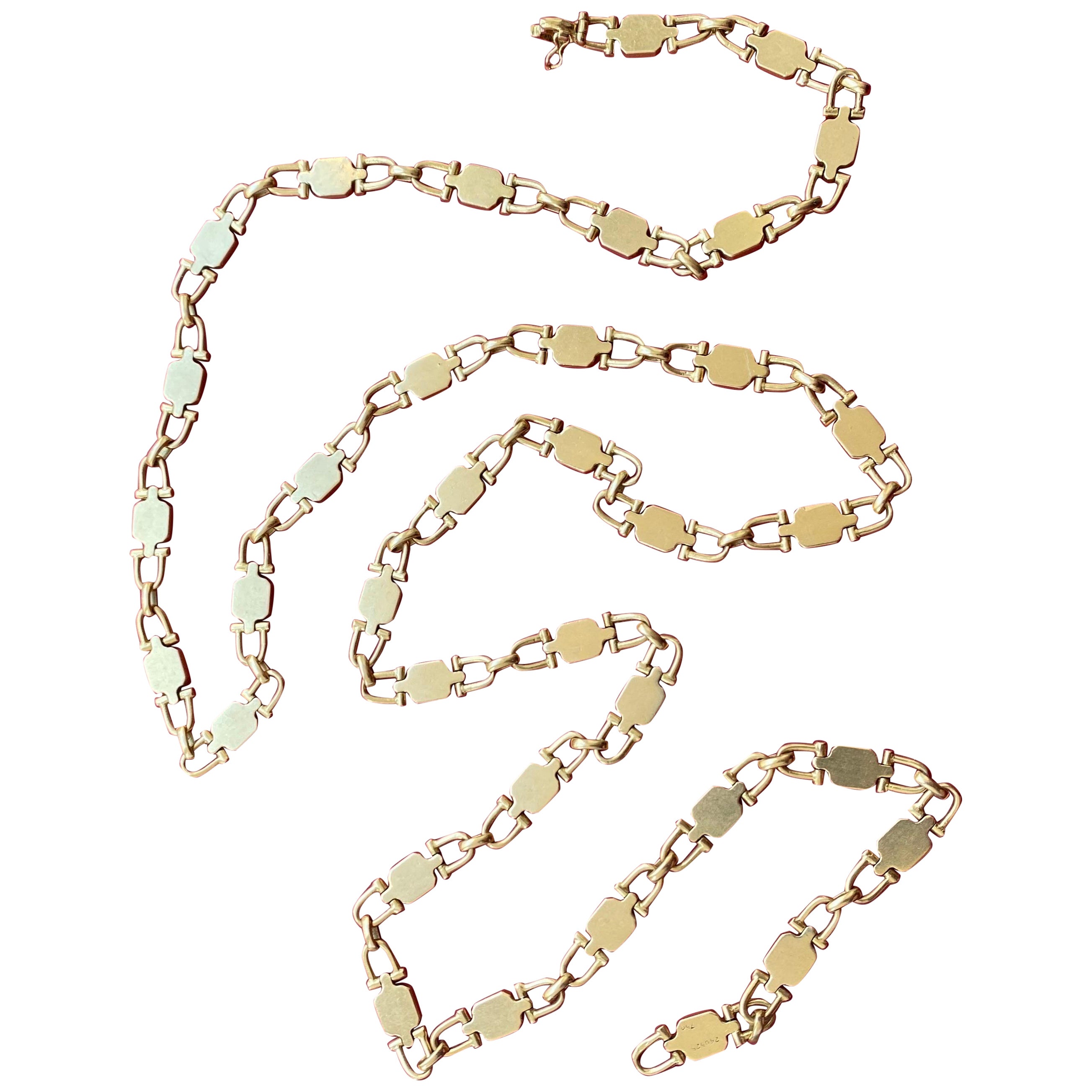 18 Karat Gold Vintage Cartier Kette mit Kette