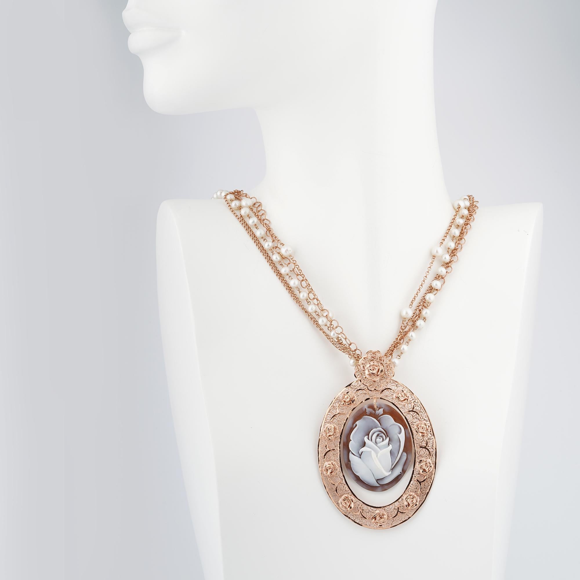1928 cameo necklace
