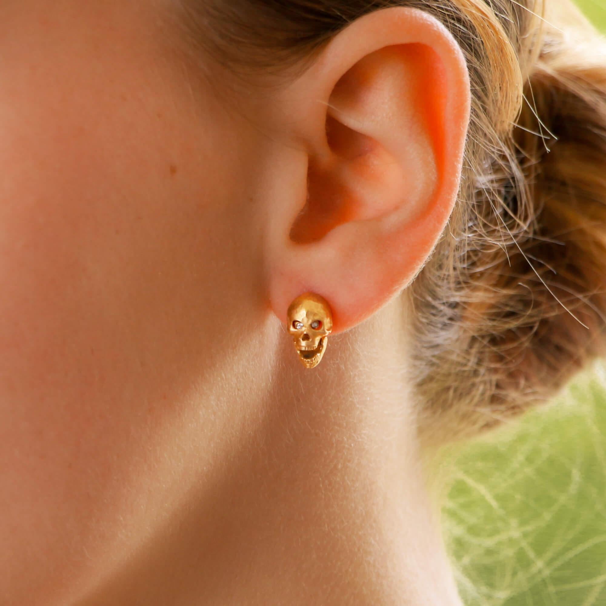 rose stud earrings set