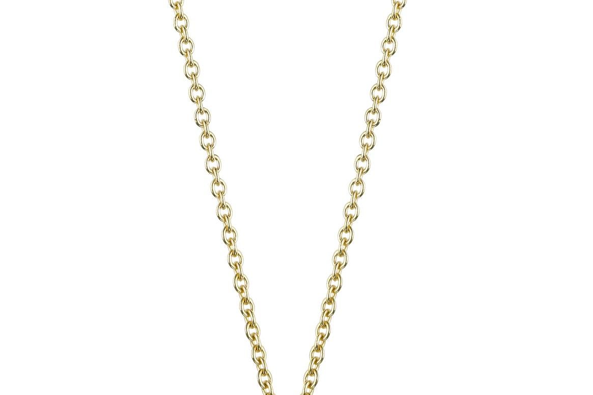 Women's or Men's 18 Karat Solid Gold Elephant Necklace For Sale