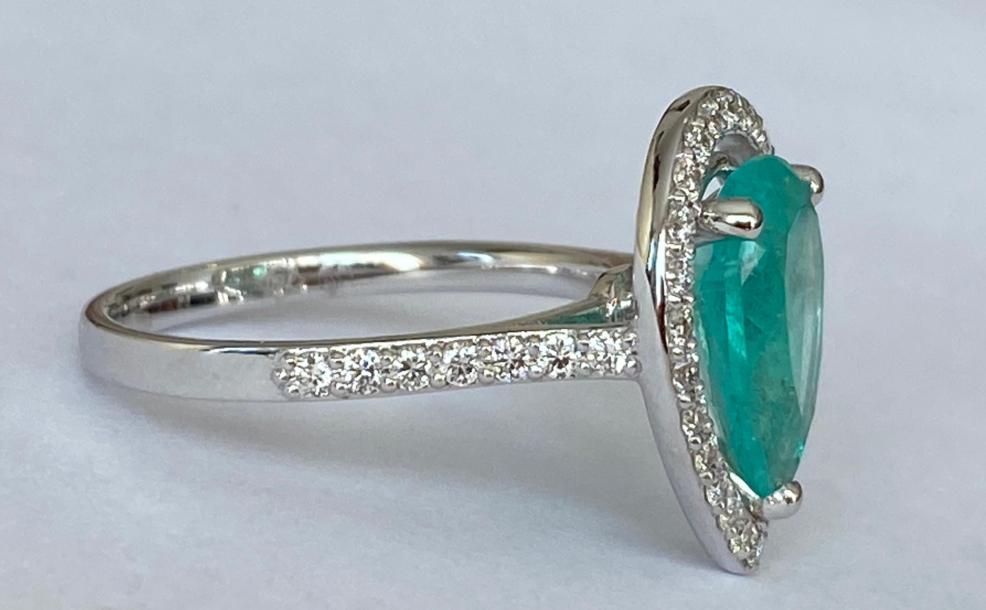 costco emerald diamond ring