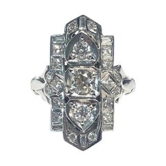 18 Carat White Gold  Diamond Ring