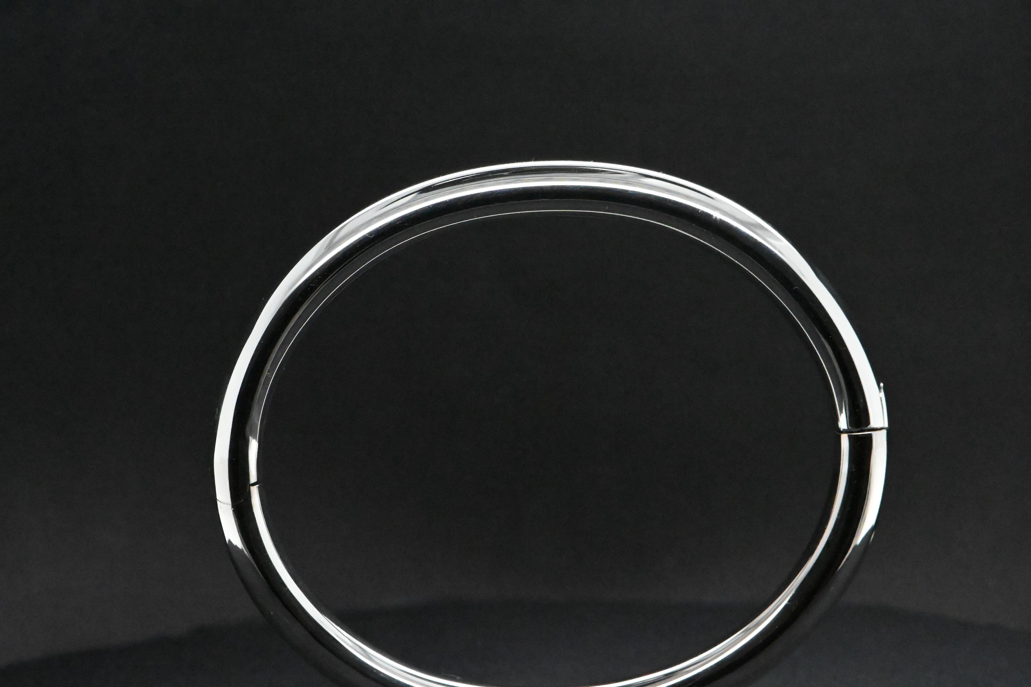 18 Carat White Gold Beaded Bracelet In New Condition For Sale In Vannes, FR