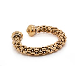 Bracelet Fope en or jaune et blanc 18 carats