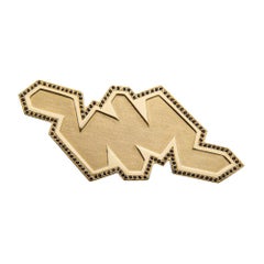 18 Carat Yellow Gold and Black Sapphire Cocktail Knuckle Ring