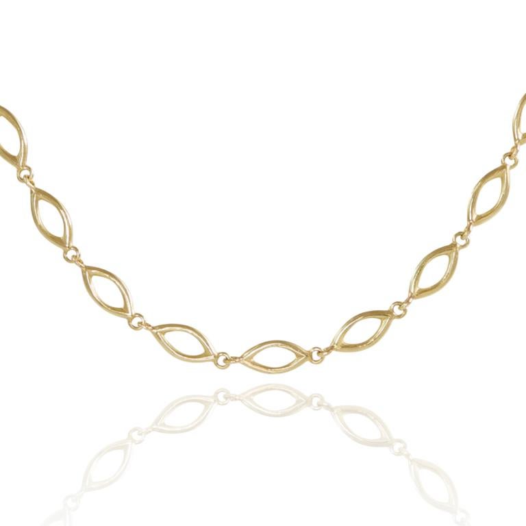 18 Carat Yellow Gold Chain Necklace For Sale (Free Shipping) at 1stDibs