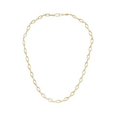 18 Carat Yellow Gold Chain Necklace