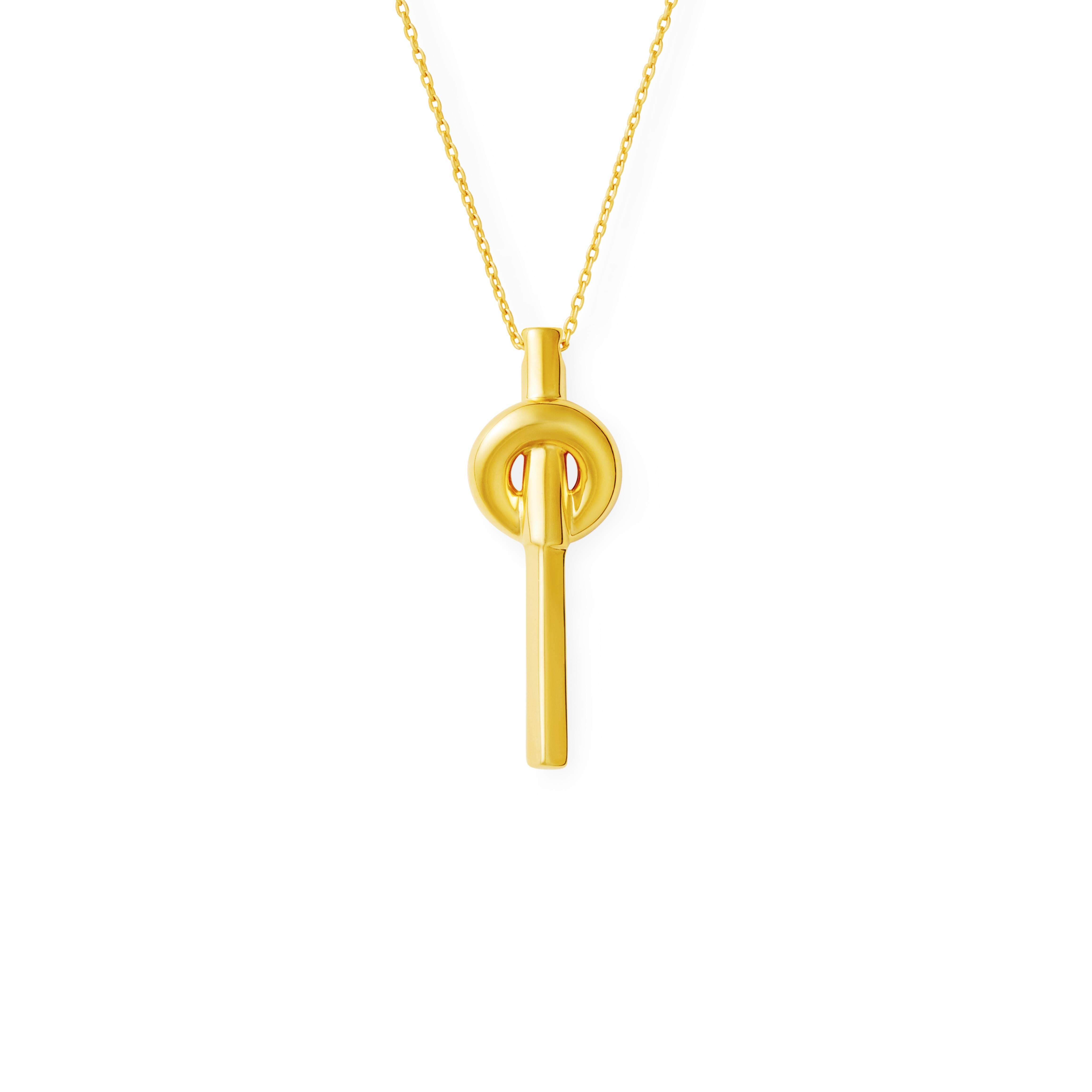 Mistova's Cut Through necklace is made from highest quality 18k Gold. A bold and sleek design perfect for everyday wear. 