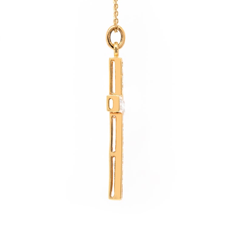 Jewelry Jtv Gold Crosses 14k Yellow Gold Cross Pendant AU2131 JTV