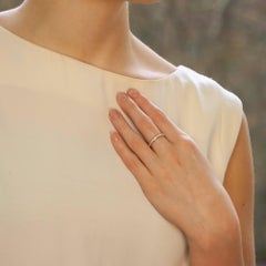 18 Carat Yellow Gold Diamond Half Eternity Ring 0.35 Carat