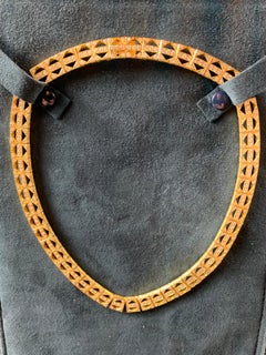 18 Carat Yellow Gold and Diamond Necklace