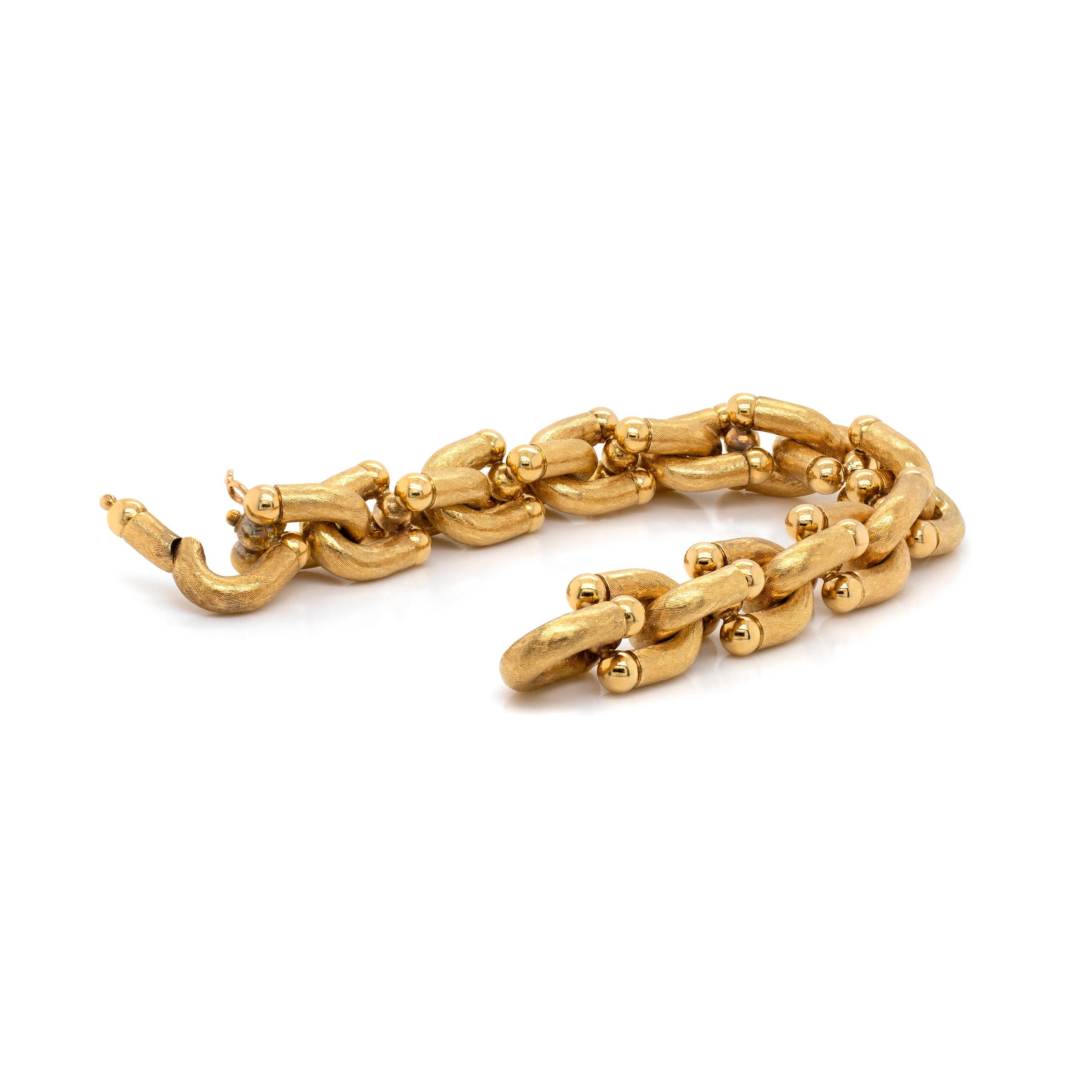 18c gold bracelet