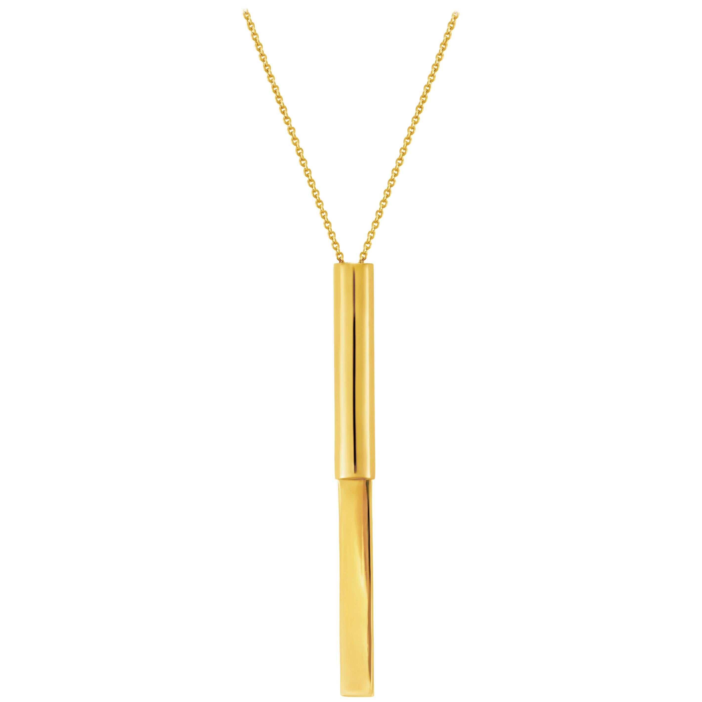 18 Carat yellow Gold Gama Necklace For Sale