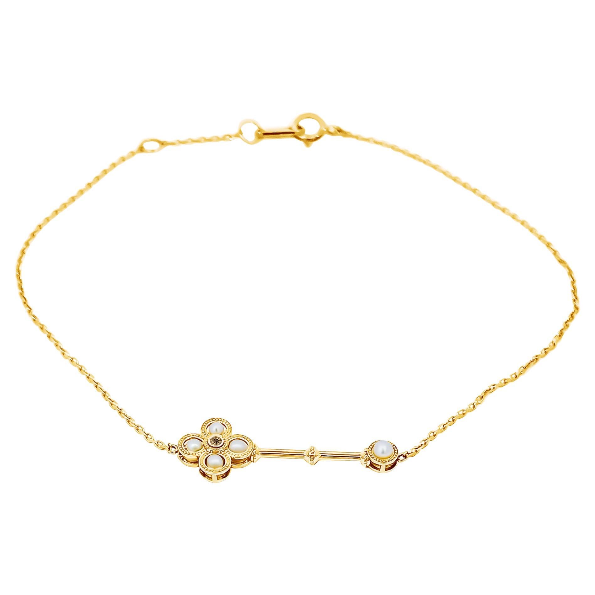 For centuries, the key has been a symbol of access, opportunity, and good fortune. Now, you can harness that power and make it your own with the captivating Key Bracelet. Slip it on and let it be your guide as you unlock your true potential, find