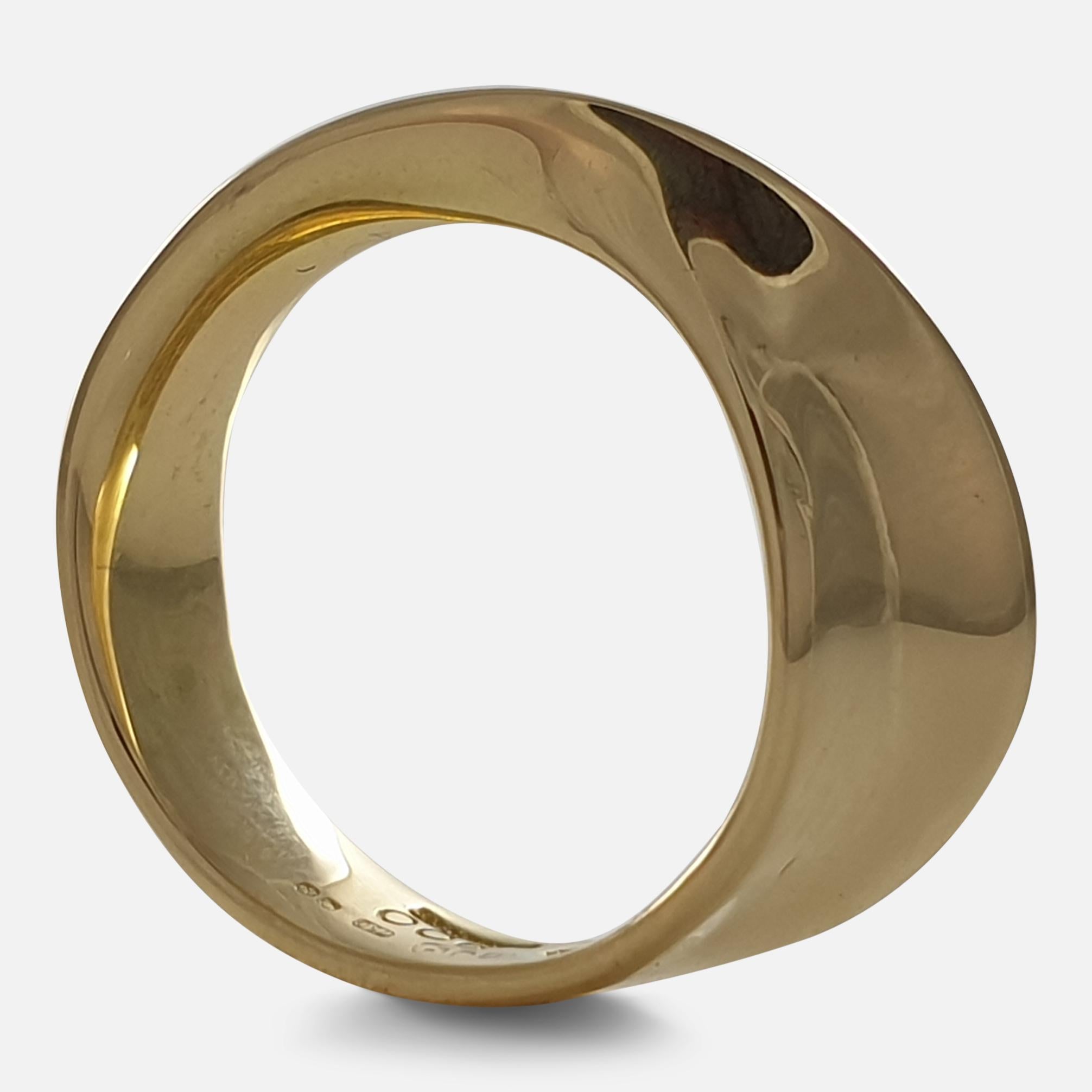 18 Carat Yellow Gold MÖBIUS Ring, No. 900, Georg Jensen 4