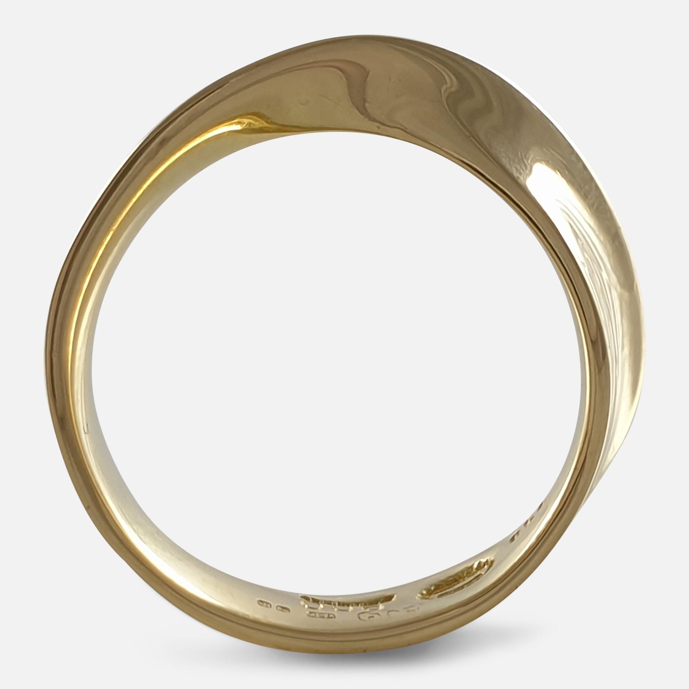 18 Carat Yellow Gold MÖBIUS Ring, No. 900, Georg Jensen 6