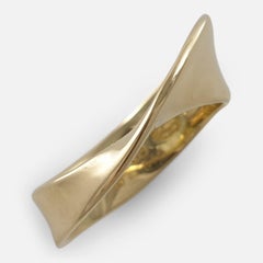 18 Carat Yellow Gold MÖBIUS Ring, No. 900, Georg Jensen