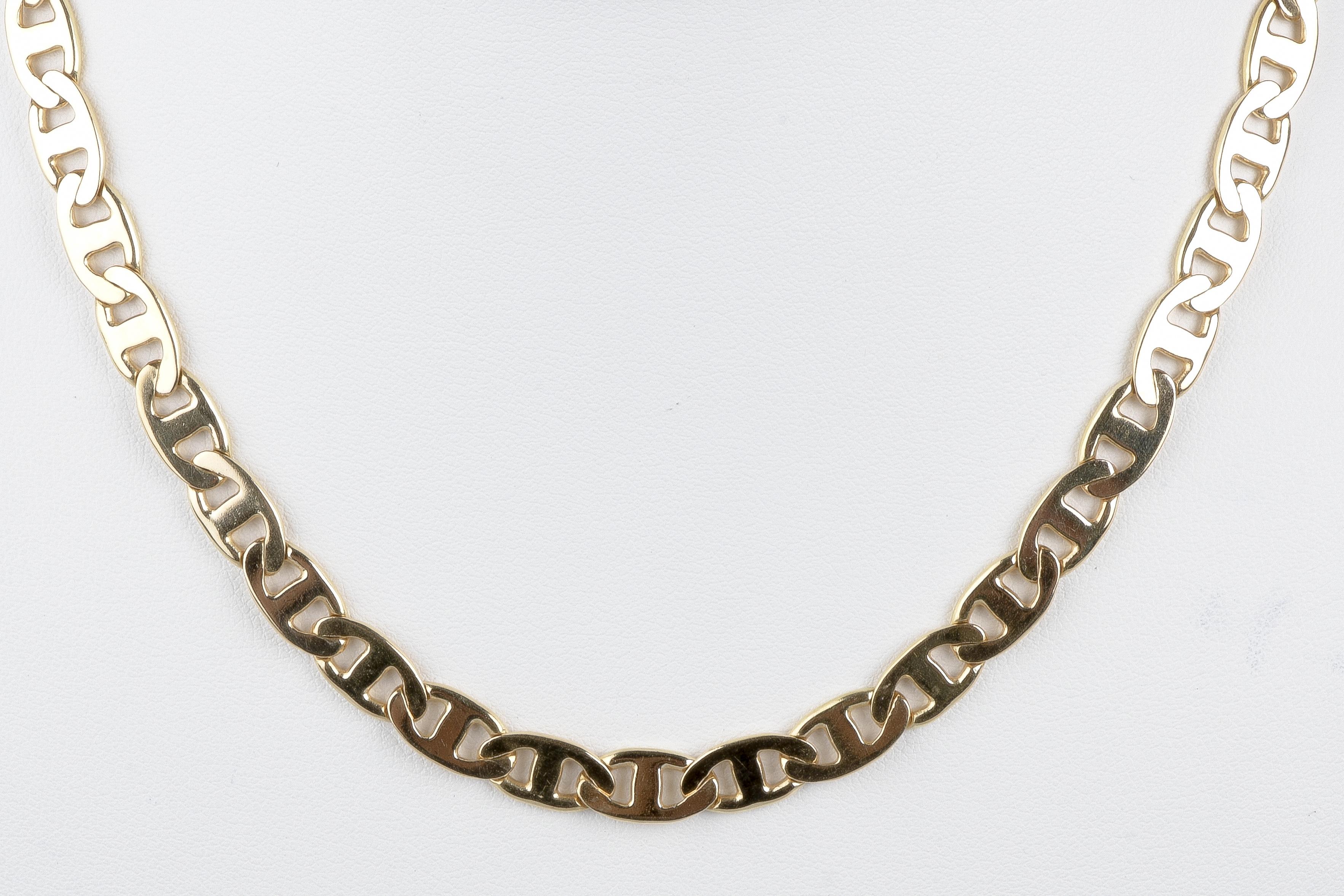 18 carat yellow gold necklace In Excellent Condition In Monte-Carlo, MC