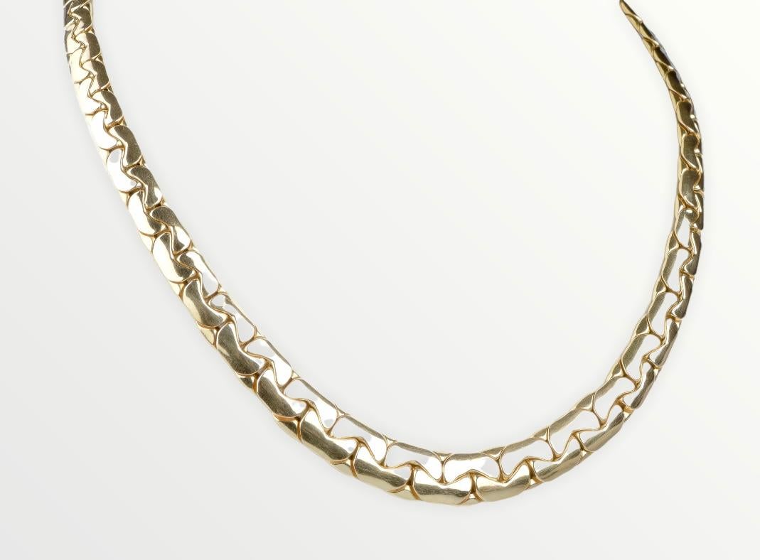 18 carat yellow gold necklace 2