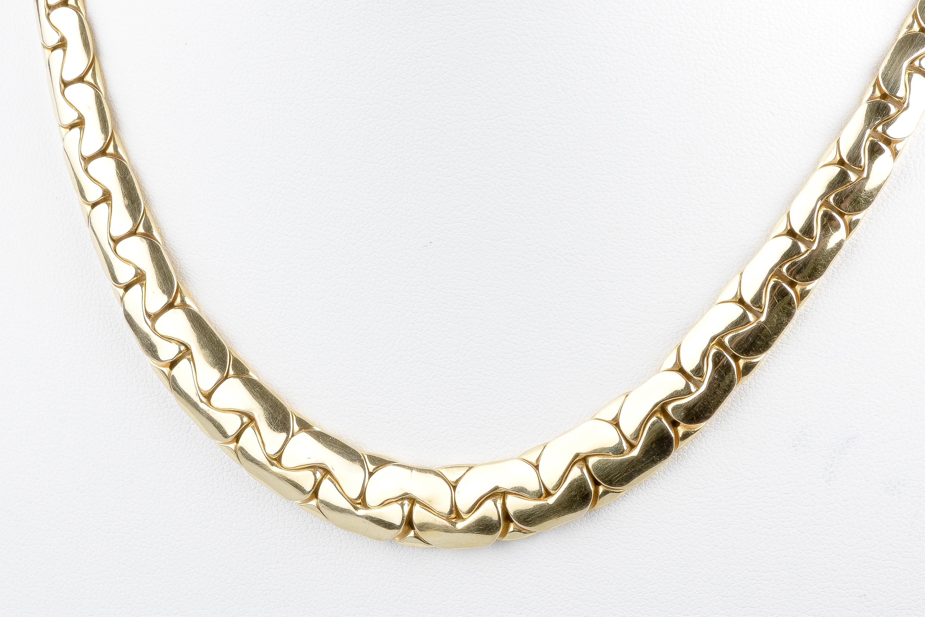 18 carat yellow gold necklace 4