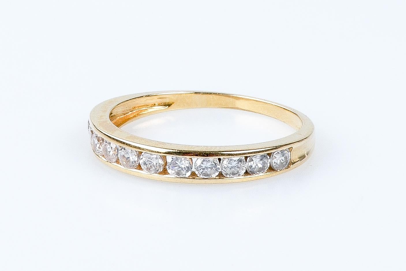 18 carat yellow gold ring For Sale 6