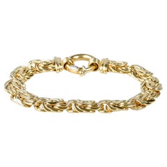 18 carat yellow gold royal mesh bracelet