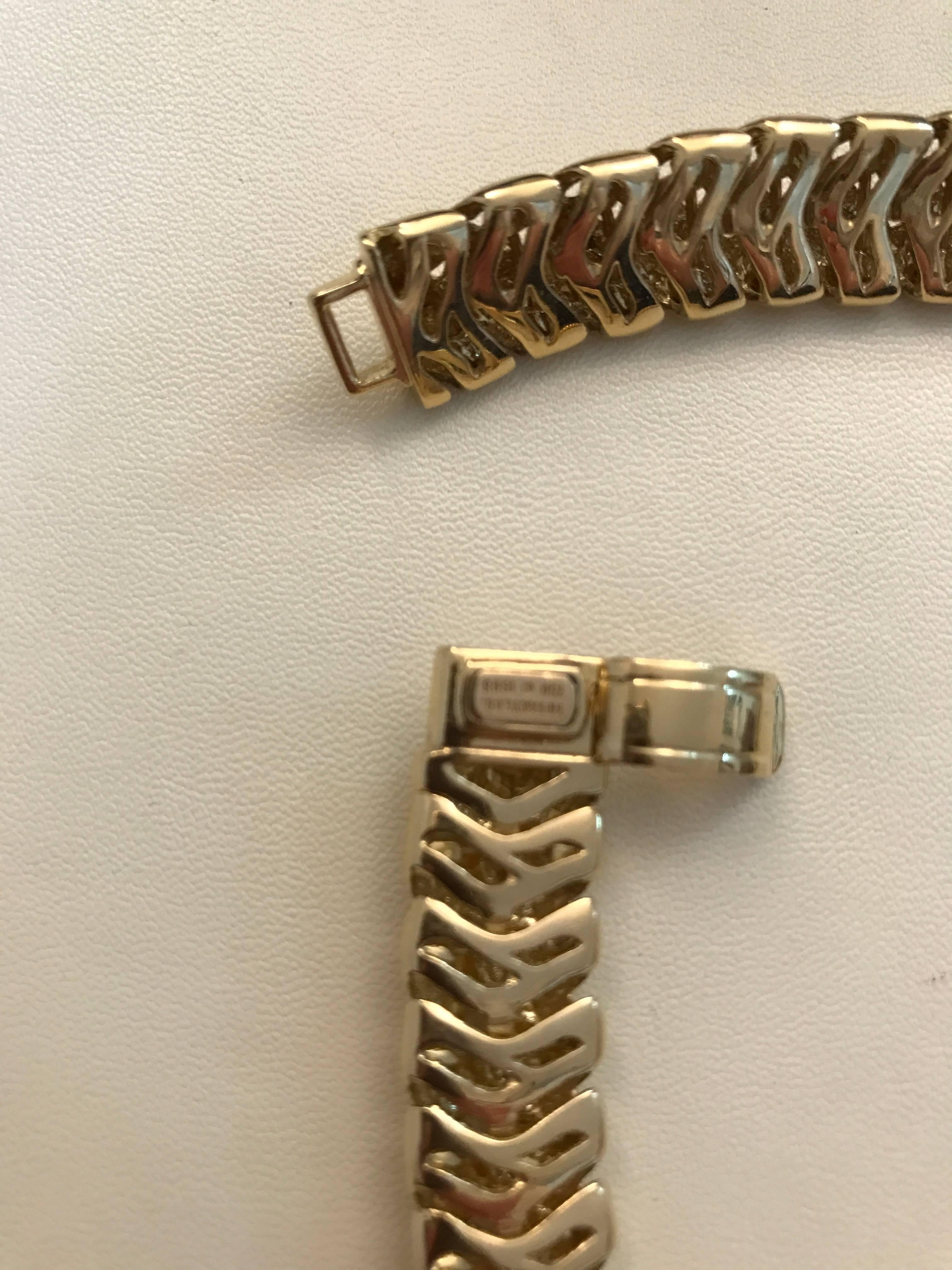 18K Yellow Gold Vannerie Necklace by Tiffany & Co. In Excellent Condition For Sale In London, GB