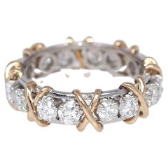 1.8 Carats Diamond Designer Ring 18k White Gold, 2000